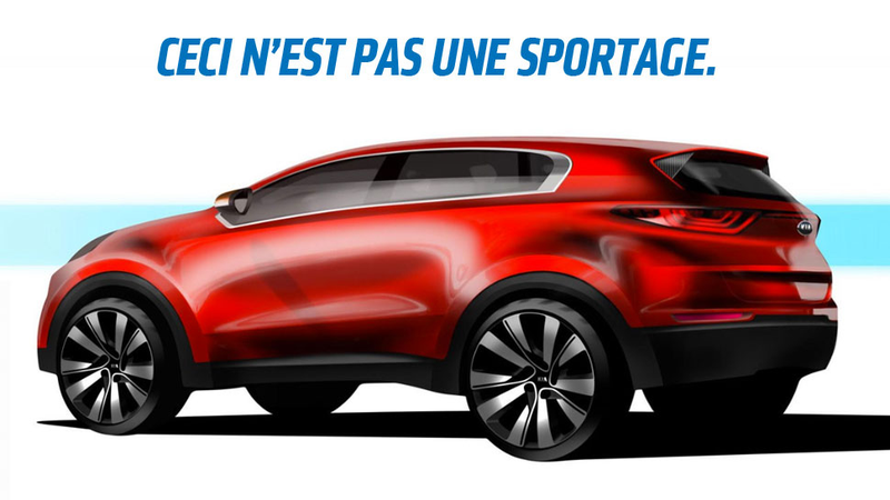 Illustration for article titled Kia Releases Wildly Unrealistic 'Official' Images Of New Sportage